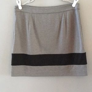 Casual Contrast Stripe Skirt